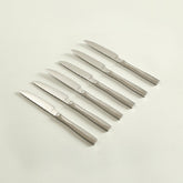Aldor Table Knife Set Of 6 Silver